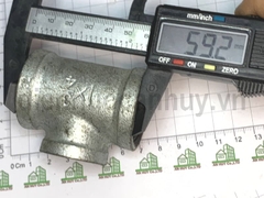 Tê thu kẽm DN25/20 - thu ống sắt 34 về ống 27