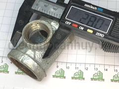 Tê thu sắt kẽm DN25/15 - thu ống sắt từ ống 27 về ống 21