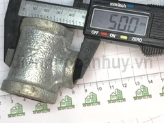 Tê thu sắt kẽm DN25/15 - thu ống sắt từ ống 27 về ống 21