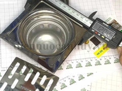 Thoát sàn dành cho ống phi 90 và 100, chất liệu inox 304, mặt dày 3mm chống rỉ tuyệt đối