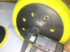 Đĩa dính giấy giáp tròn đường kính 180 lắp cho máy mài cầm tay
