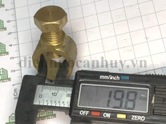 kẹp cọc tiếp địa quả trám dùng kẹp dây tiếp địa với cọc tiếp địa tròn