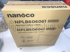 Đèn led panel 600x600 40W ánh sáng trắng Nanoco NPB606061