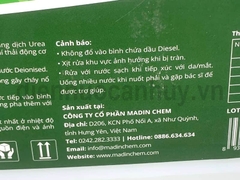 Dung dịch nước trung hòa khí thải euro 6 Adblue dành cho xe động cơ dầu diezen (can 20 lít)