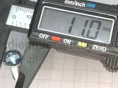 Bulong đầu bằng bake M6x30