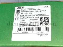 Rơ le nhiệt 10A Schneider THERMAL OVERLOAD RELAY TESYS E 7...10A LRE14