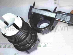 Măng sông nối thẳng ren D50 dùng cho ống nhựa ống hdpe hoặc các ống tròn cứng