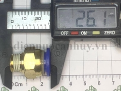 Đầu Nối Khí Ống 12 Ren 13 (12-1/4)