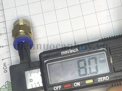 Đầu nối khí ống 8 ren đồng 13 (8-14)