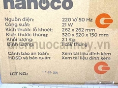 Quạt hút mùi Pana Nanoco NCV2020 trần thẳng lỗ mở 262x262
