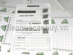 Quạt hút mùi Pana Nanoco NCV2020 trần thẳng lỗ mở 262x262