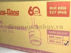Đui đèn chống nước Rạng Đông  E27 IP65 dài 40cm