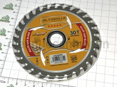 Lưỡi cắt gỗ nhỏ 1 chiều 110x30Tx20 Corolla CA238110 30 răng, lỗ phi 20, vòng đệm phi 16, phù hợp với máy cắt con chuột,