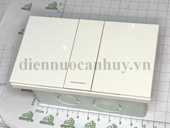 Hạt công tắc đèn chiếu sáng Schneider 1 chiều dòng AvatarOn A M3T31_1FS_WE - tràn viền