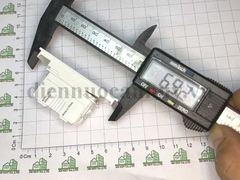 Hạt công tắc đèn chiếu sáng Schneider 1 chiều dòng AvatarOn A M3T31_1FS_WE - tràn viền