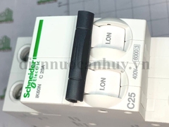 MCB đôi A9K27225 2P25A 6kA Schneider điện áp xung chịu được Uimp =kV (sản xuất Thái Lan)