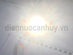 Đèn âm trần lỗ mở 90 mm mặt kính Asia COB 7W mầu trung tính