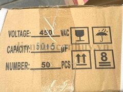 Tụ kép điều hòa TPmax 50+5 uf (đủ thông số kỹ thuật)