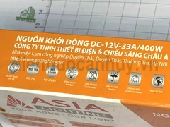 Nguồn DC 12V hộp dài NH33A-400W-01 Asia phù hợp với điện áp đầu vào là 110V và 220V