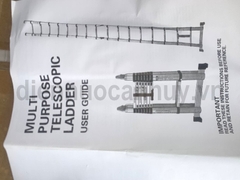 Thang nhôm rút gấp duỗi thẳng 6.4m, cao chữ A 2.84m