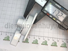 Khóa sò vặn cửa sổ - Màu trắng