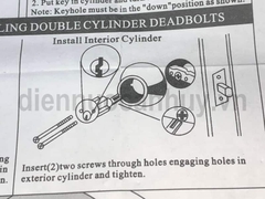 Khóa cóc 2 đầu chìa Vickini
