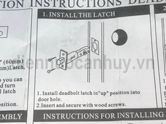 Khóa cóc 2 đầu chìa Vickini