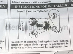 Khóa cóc 2 đầu chìa Vickini