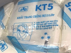Khẩu trang chống bụi KT5 size XL - dùng trong bảo hộ lao động