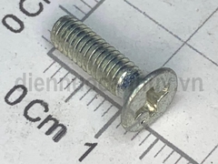 Bulong 4x15 chìm sắt mạ đầu côn bake