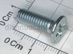 Bulong 6x20 chìm sắt mạ đầu côn bake