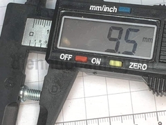 Bulong 5x8 xẻ rãnh sắt mạ đầu tròn bake