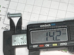 Bulong 5x15 xẻ rãnh sắt mạ đầu tròn bake