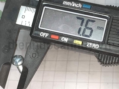 Bulong 5x15 xẻ rãnh sắt mạ đầu tròn bake