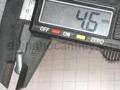 Bulong 5x15 xẻ rãnh sắt mạ đầu tròn bake