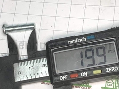 Bulong 5x20 xẻ rãnh sắt mạ đầu tròn bake