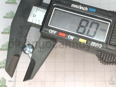 Bulong 5x25 xẻ rãnh sắt mạ đầu tròn bake