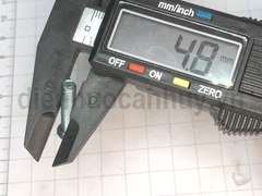 Bulong 5x25 xẻ rãnh sắt mạ đầu tròn bake