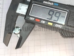 Bulong 6x20 xẻ rãnh sắt mạ đầu tròn bake