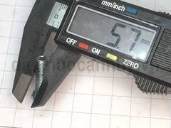 Bulong 6x25 xẻ rãnh sắt mạ đầu tròn bake