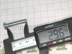 Bulong 6x30 xẻ rãnh sắt mạ đầu tròn bake