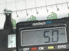 Bulong 4x6 xẻ rãnh sắt mạ đầu tròn bake