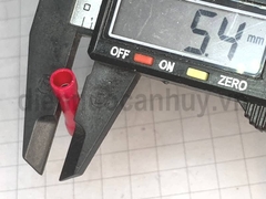 Cốt ống nối thẳng bọc nhựa 2.5 đỏ (1000 cái/túi)