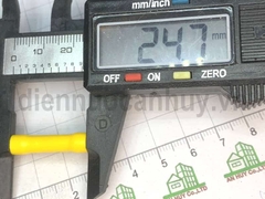 Cốt ống nối thẳng bọc nhựa 2.5 vàng (1000 cái/túi)