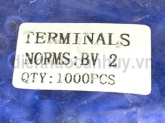 Cốt ống nối thẳng bọc nhựa 2.5 xanh dương (1000 cái/túi)