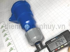 MPE ổ cắm công nghiệp 3 lỗ IP44 16A 2P+E MPN2-213