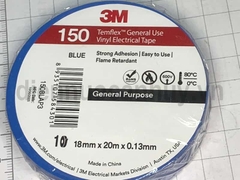 Băng dính điện 3M to 20Y 20m mầu xanh dương