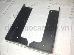 Pat (Bas) sắt bàn trang điểm, sơn đen cát - 230x100x3mm