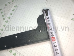 Pat (Bas) sắt bàn trang điểm, sơn đen cát - 230x100x3mm