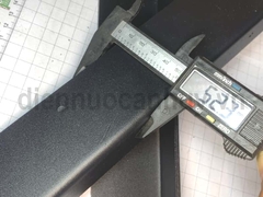 Pat (Bas) sắt bàn trang điểm, sơn đen cát 3 - 320x100x3mm